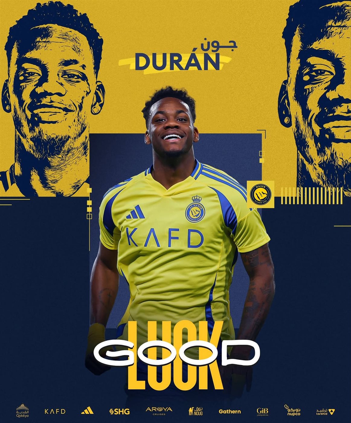 النصر يعلن رحيل دوران