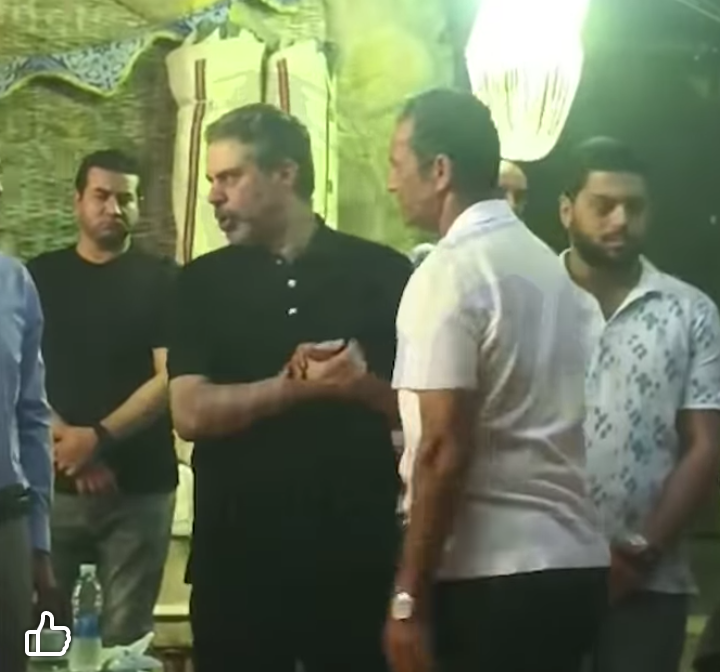 عزاء والده معتمد جمال