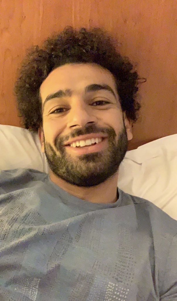 صورة محمد صلاح بعد حادث قطار مصر