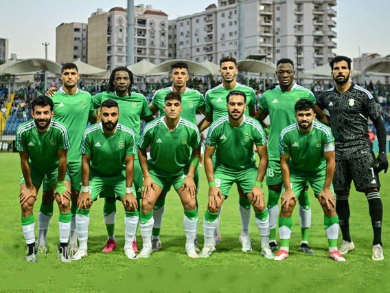 الفريق الأول لكرة القدم بنادي الاتحاد السكندري والذي تعادل مع الجونة سلبيا في إطار بطولة الدوري المصري الممتاز للموسم الحالي&nbsp;