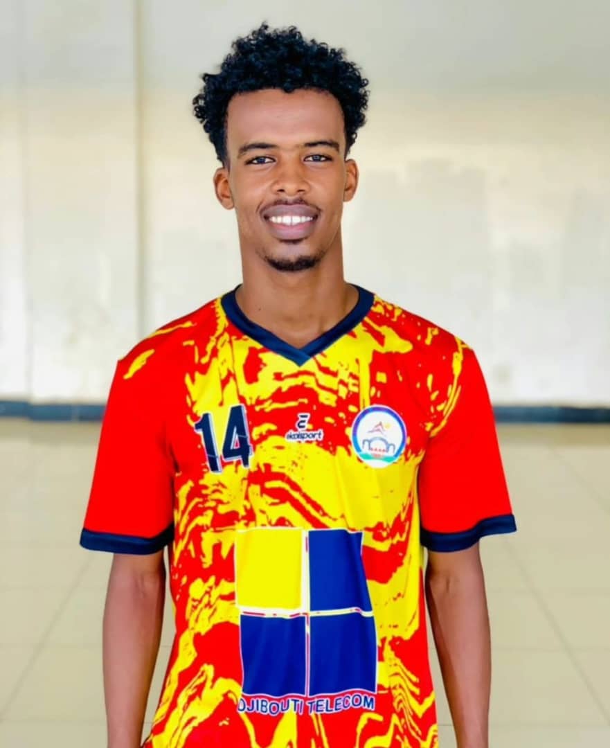 زبير محمد لاعب أساس جيبوتي