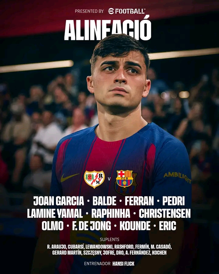 تشكيل برشلونة لمواجهة رايو فاليكانو
