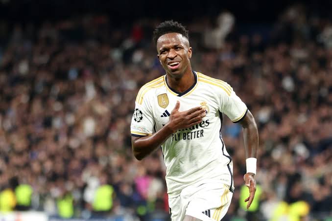 فينسيوس جونيور لاعب فريق ريال مدريد الإسباني 