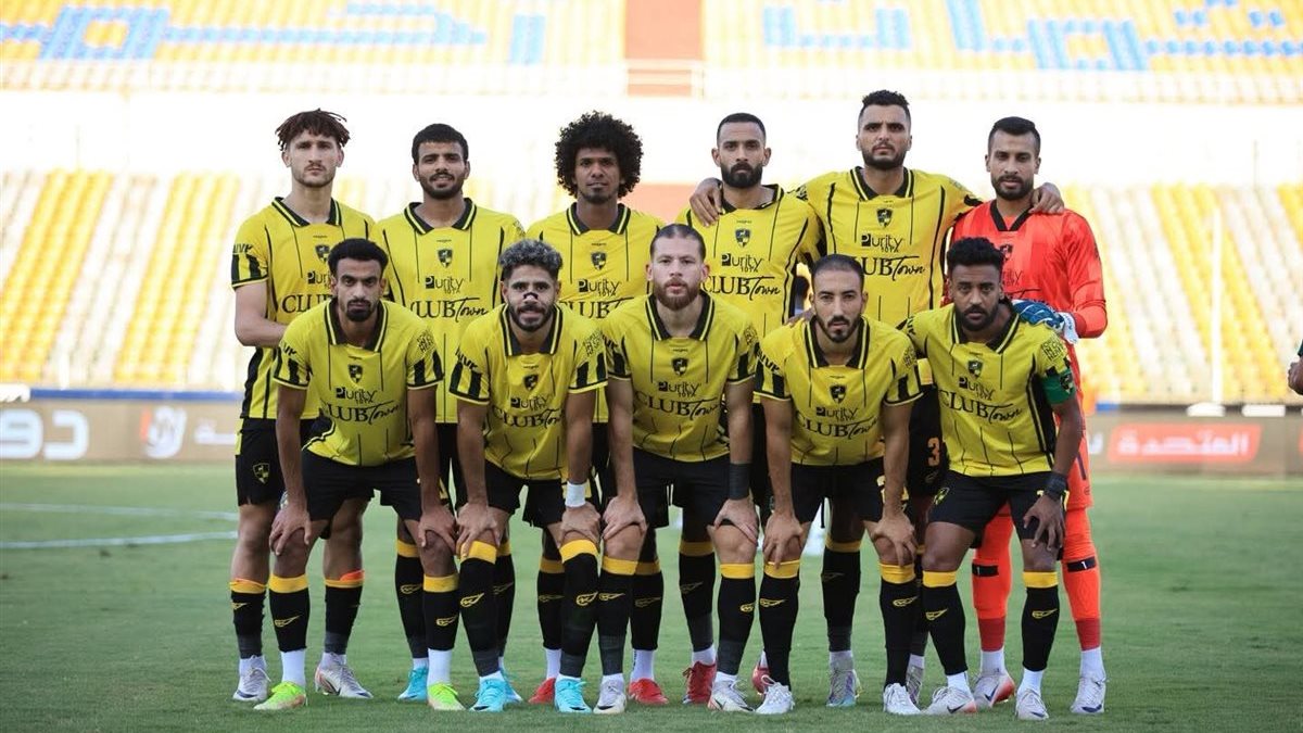 الفريق الأول لكرة القدم بنادي وادي دجلة والذي يواجه الإسماعيلي في إطار بطولة الدوري المصري الممتاز الموسم الحالي 2025-2026