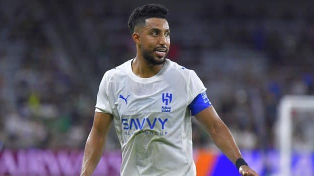 &nbsp;سالم الدوسري لاعب الفريق الأول لكرة القدم بنادي الهلال السعودي.