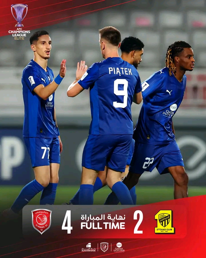 نتيجة اتحاد جدة والدحيل