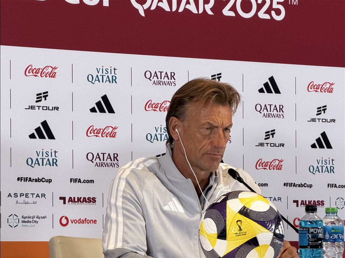 الفرنسي هيرفي رينارد المدير الفني لمنتخب السعودية لكرة القدم