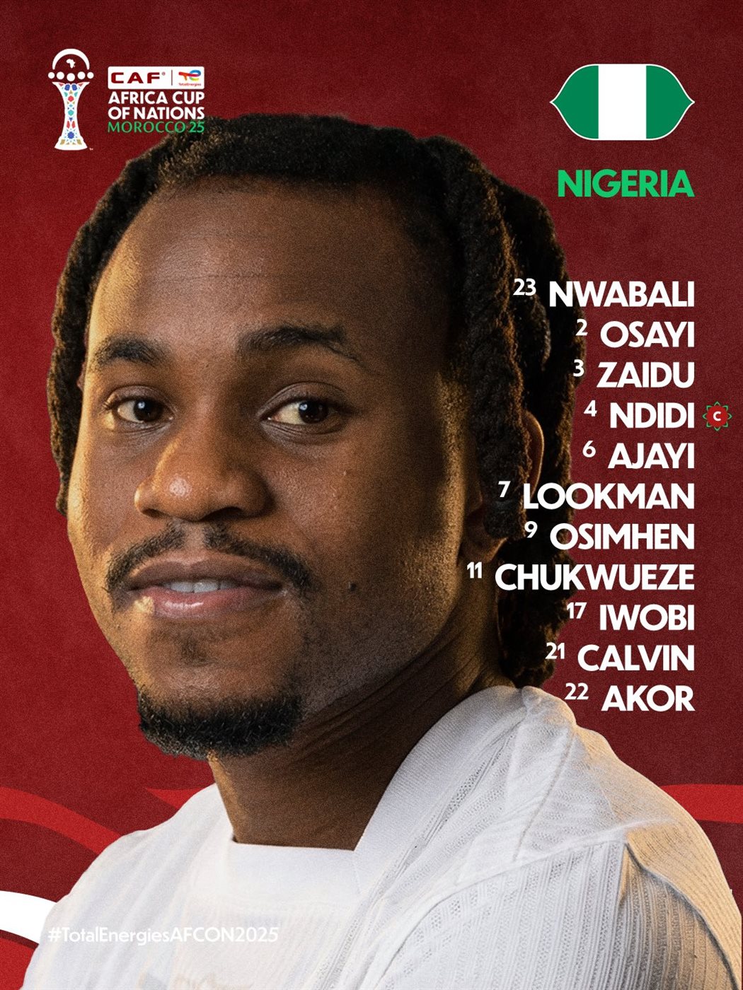 تشكيل منتخب نيجيريا