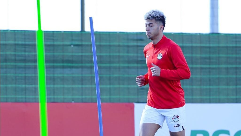 إمام عاشور لاعب الفريق الأول لكرة القدم بالنادي الأهلي&nbsp;