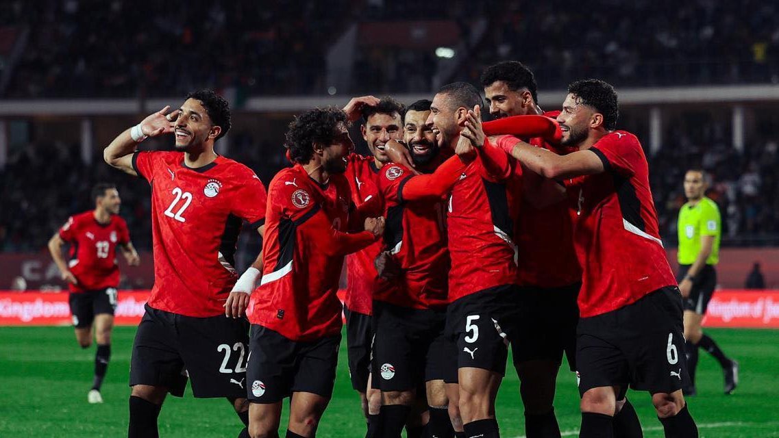 منتخب مصر لكرة القدم والذي تعرض للهزيمة أمام السنغال في إطار بطولة كأس الأمم الأفريقية 2025 المقامة في دولة المغرب&nbsp;