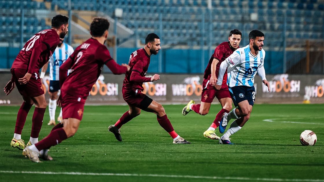 الفريق الأول لكرة القدم بنادي بيراميدز والذي يستعد لمواجهة الجيش الملكي المغربي في بطولة دوري أبطال إفريقيا&nbsp;