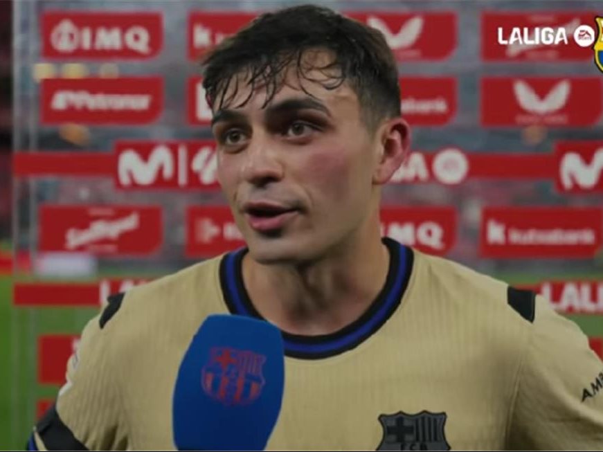 بيدري لاعب الفريق الأول لكرة القدم بنادي برشلونة الإسباني&nbsp;