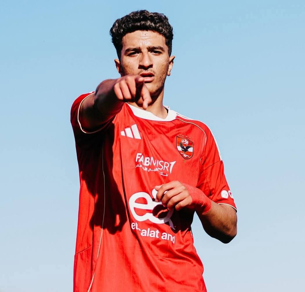 هشام مصطفى لاعب فريق الأهلي مواليد 2005 وهداف بطولة دوري الجمهورية للموسم الثاني على التوالي
