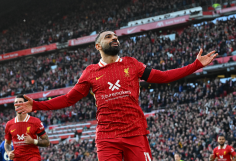 محمد صلاح لاعب الفريق الأول لكرة القدم بنادي ليفربول الإنجليزي&nbsp;