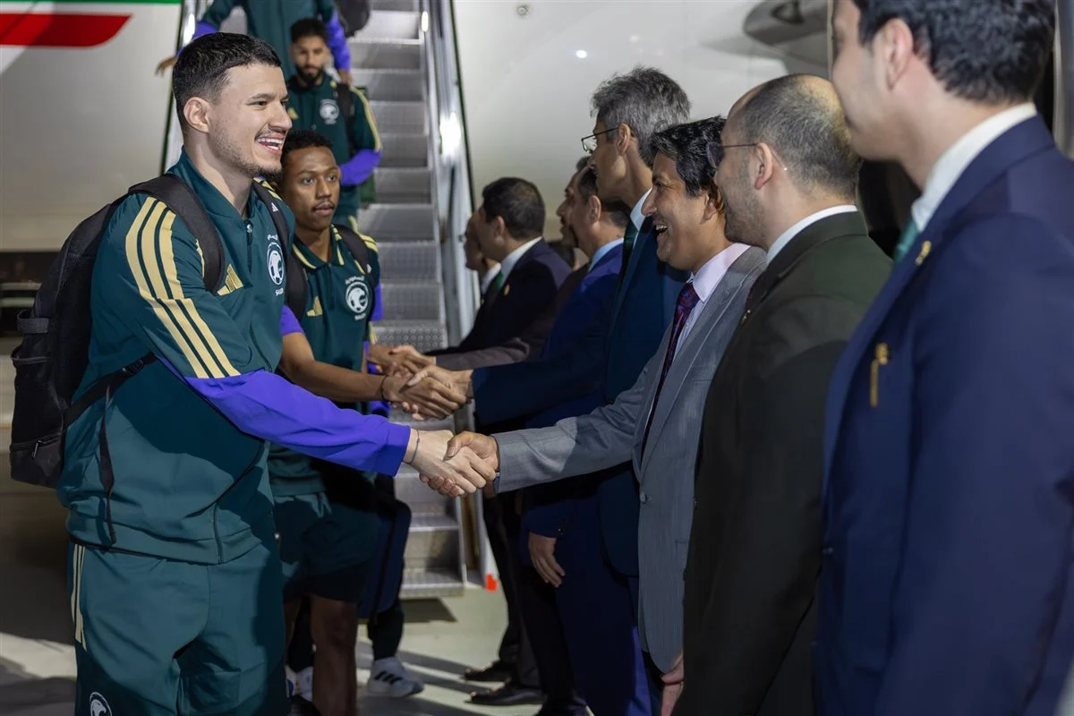 منتخب السعودية يصل إلي أمريكا