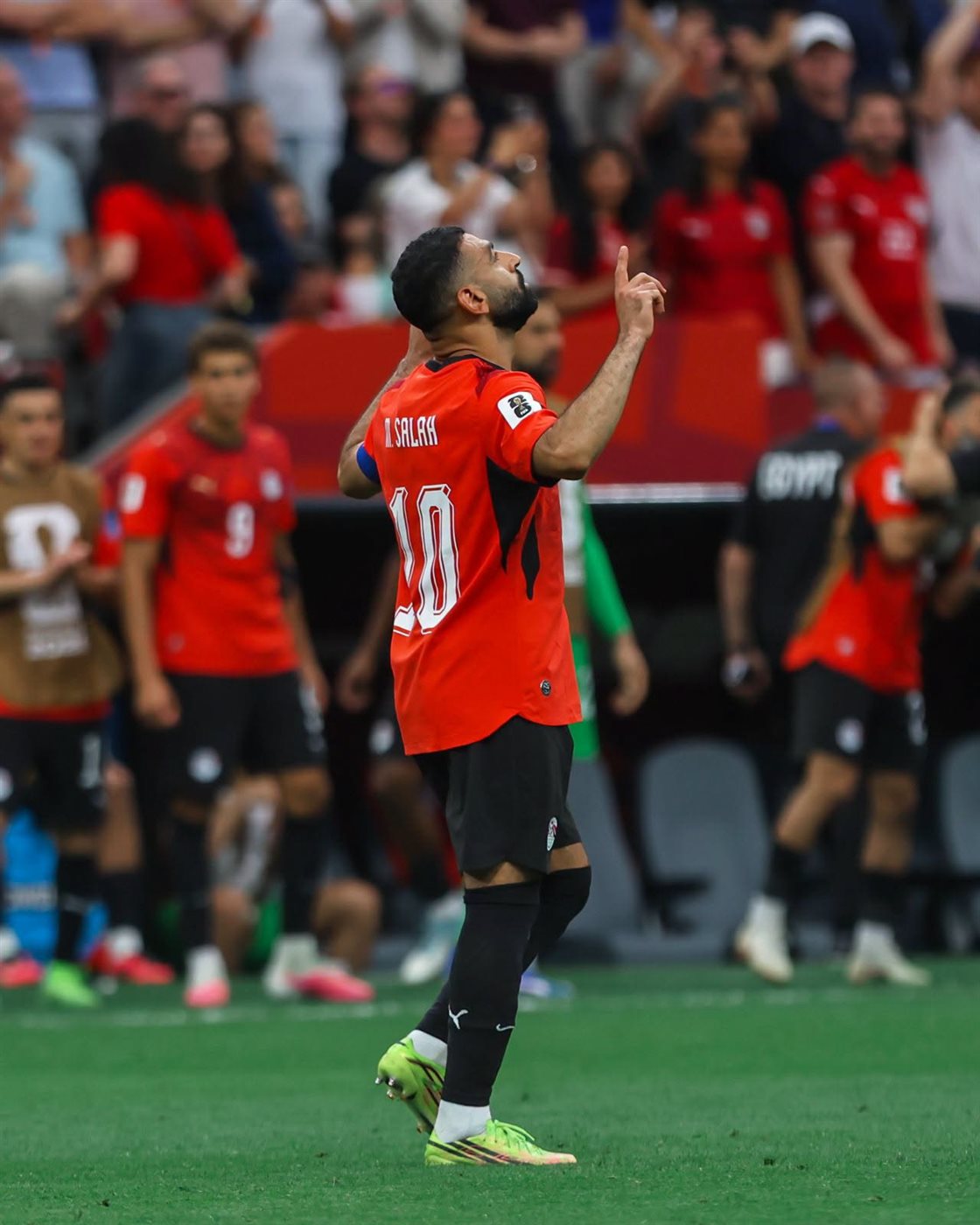 محمد صلاح بقميص منتخب مصر