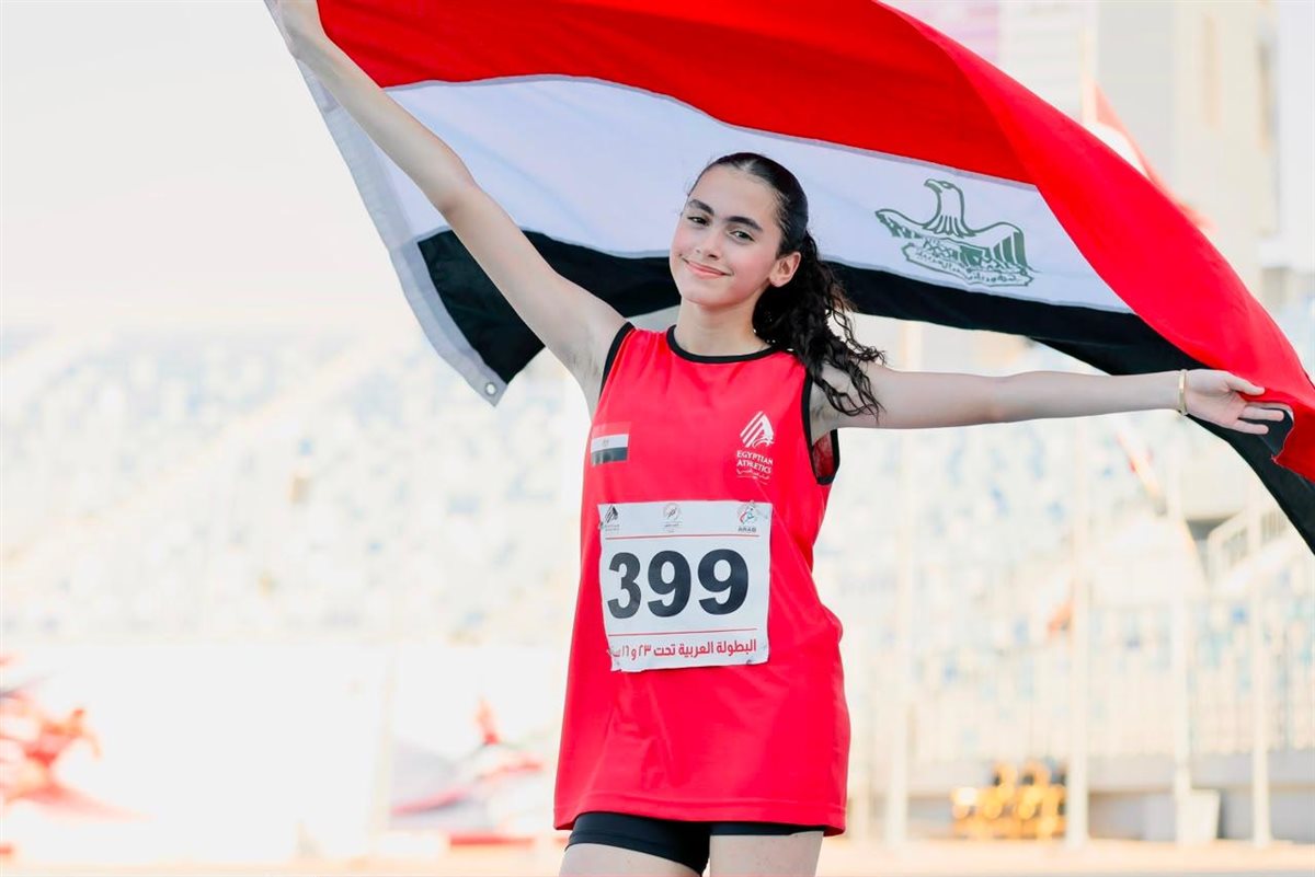 البطلة المصرية روعة وائل جودة