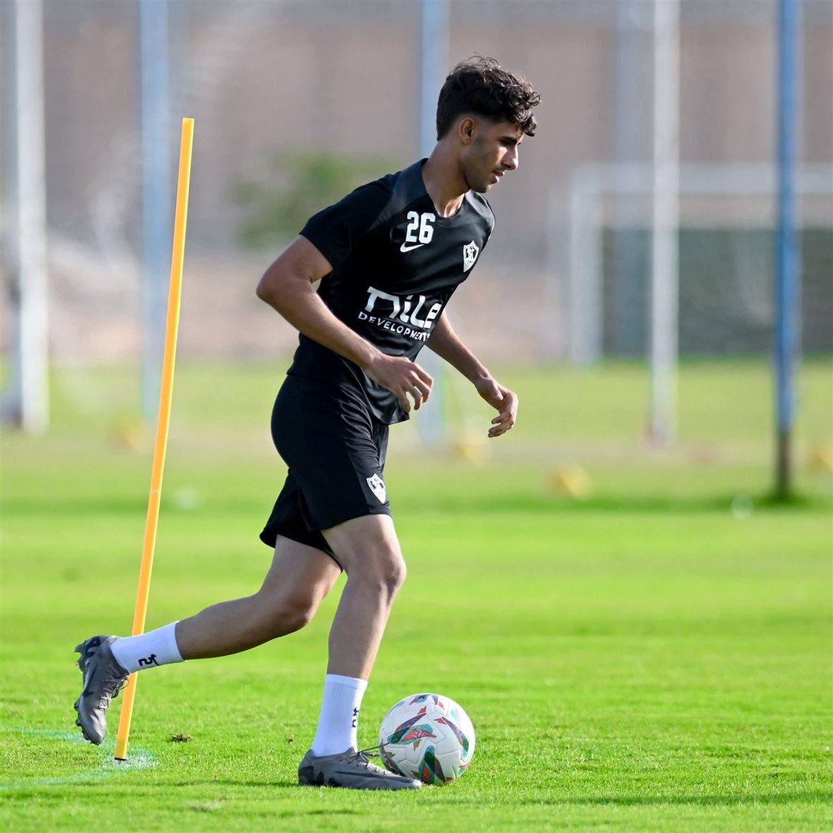 هاني ياسر لاعب الزمالك سابقا والشارقة الاماراتي حاليا&nbsp;