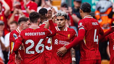 بدء مباراة ليفربول ضد آرسنال فى الدوري الإنجليزي 