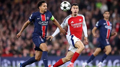 التشكيل الرسمي لمباراة ارسنال وباريس سان جيرمان في دوري أبطال أوروبا