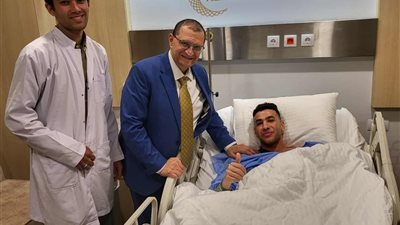 خالد النبريص مهاجم الاسماعيلي يجري جراحة ناجحة في الكوع ويعود للملاعب بعد 3 شهور