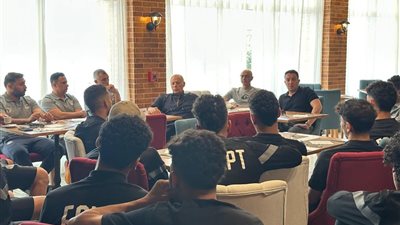 أبو ريدة يدعم منتخب مصر للشباب قبل لقاء زامبيا