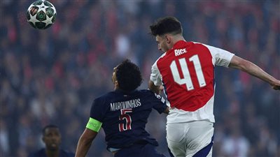 فيديو.. باريس سان جيرمان يتقدم على ارسنال بهدف في الشوط الأول