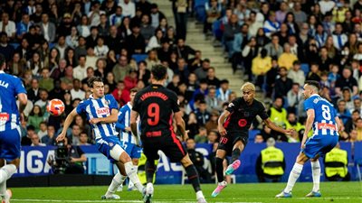 فيديو أهداف مباراة برشلونة وإسبانيول في الدوري الإسباني