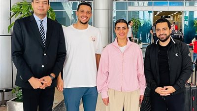 وزارة الشباب تستقبل أبطال العالم فى الاسكواش نور الشربينى و مصطفى عسل