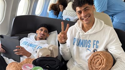 بعثه بيراميدز تغادر مطار القاهرة متوجه لجنوب إفريقيا لمواجهة صن داونز..صور