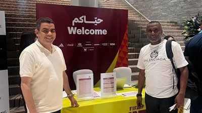 أحمد الكأس يحضر قرعة كأس العالم تحت 17 عامًا بقطر  