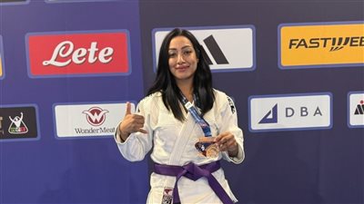 في أول مشاركة دولية .. هند رزق تحصد ذهبية بطولة البحر المتوسط بروما للجوجيتسو