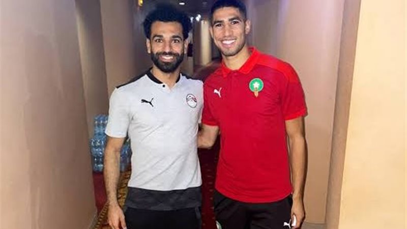 محمد صلاح وأشرف حكيمي
