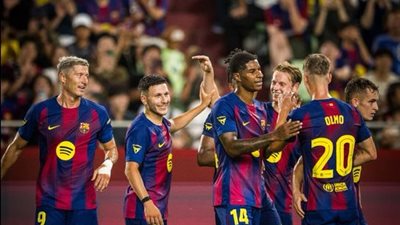 بحضور الصفقات الجديدة.. برشلونة يستهل ودياته بثلاثية يابانية