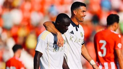 نهاية شوط اللقاء الأول من مباراة النصر والميريا بالتعادل الإيجابي