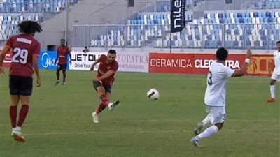 صاروخ أرض جو.. عمرو السولية يفتتح سجله التهديفي مع سيراميكا كليوباترا (فيديو)