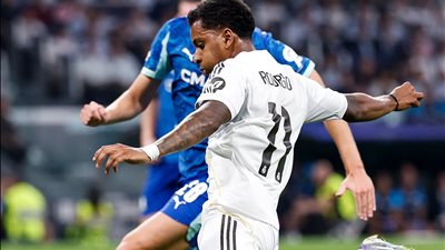 ريال مدريد بـ 10 لاعبين يفوز على أولمبيك مارسيليا بثنائية في دوري أبطال أوروبا