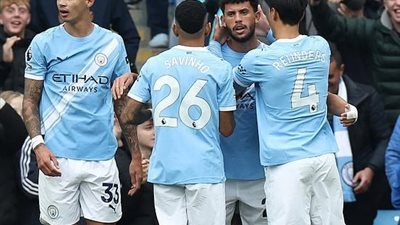 التشكيل الرسمي لمباراة مانشستر سيتي ضد برينتفورد في الدوري الإنجليزي