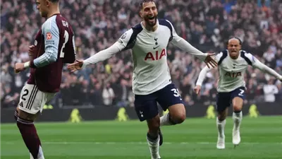 أهداف مباراة توتنهام ضد أستون فيلا في الدوري الإنجليزي 