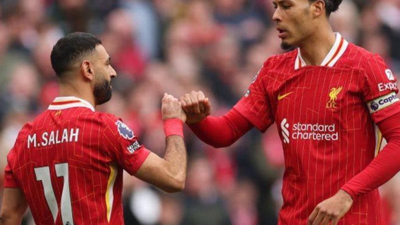 محمد صلاح وفان دايك