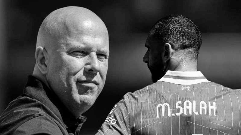 محمد صلاح وأرني سلوت