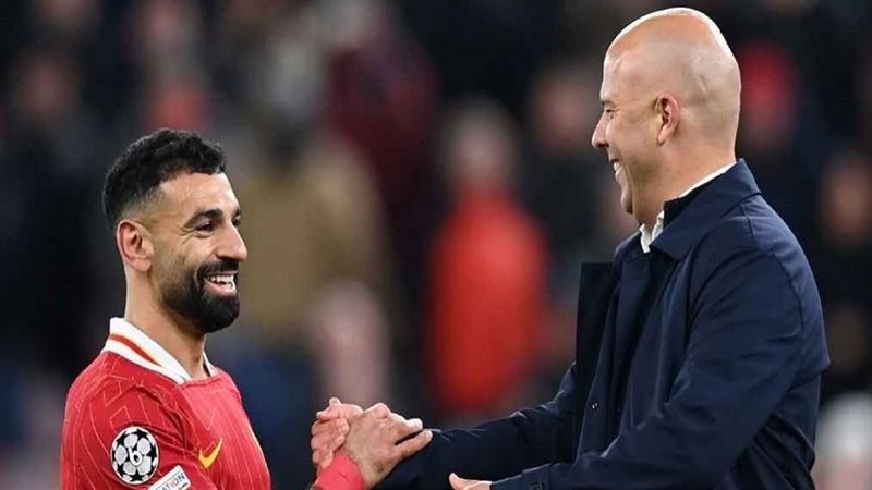 محمد صلاح وأرني سلوت