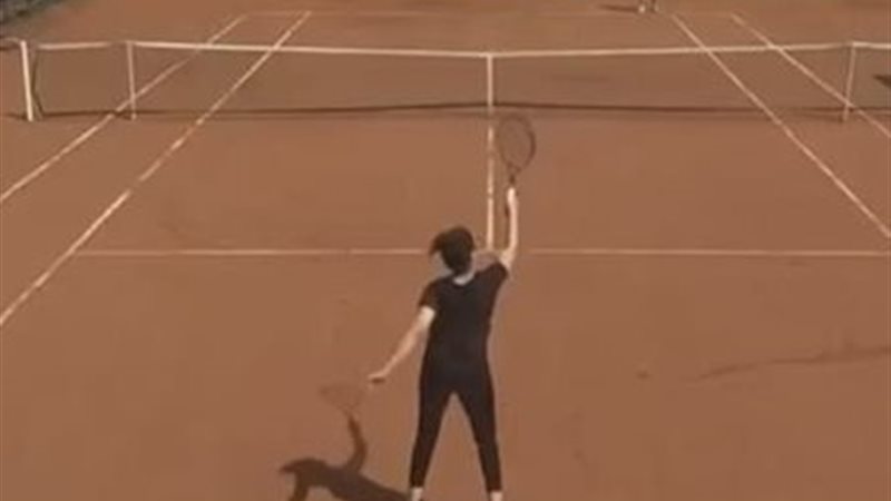 لاعبة التنس المصرية