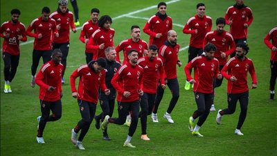 تدريبات خططية وبدنية في مران الأهلي الختامي استعدادا لمواجهة يانج أفريكانز