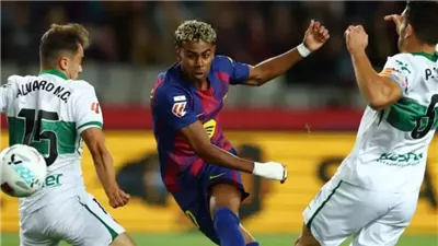 بقيادة لامين يامال.. تشكيل برشلونة المتوقع ضد إلتشي في الدوري الإسباني