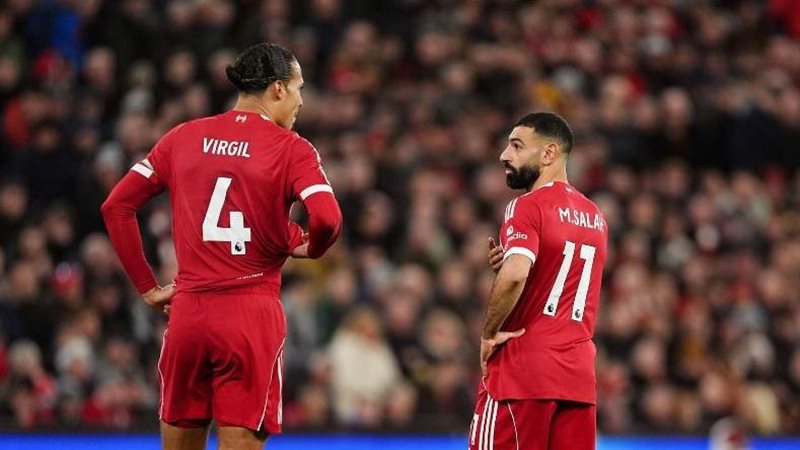 محمد صلاح وفان دايك