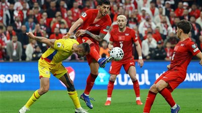 تركيا تحسم التأهل لنهائى الملحق الأوروبى بهدف أكتورك أوغلو أمام رومانيا