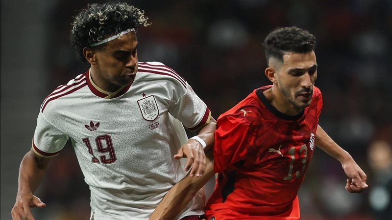 منتخب مصر وإسبانيا