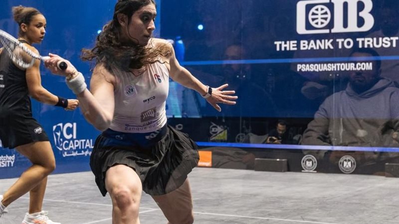 بطولة الجونة للاسكواش برعاية بنك cib