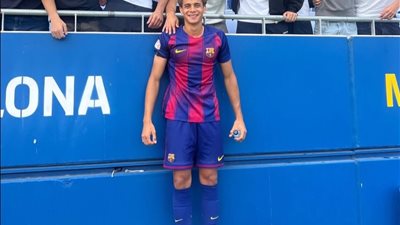 برشلونة يشيد بتألق حمزة عبد الكريم مع فريق الشباب أمام تينيريفي